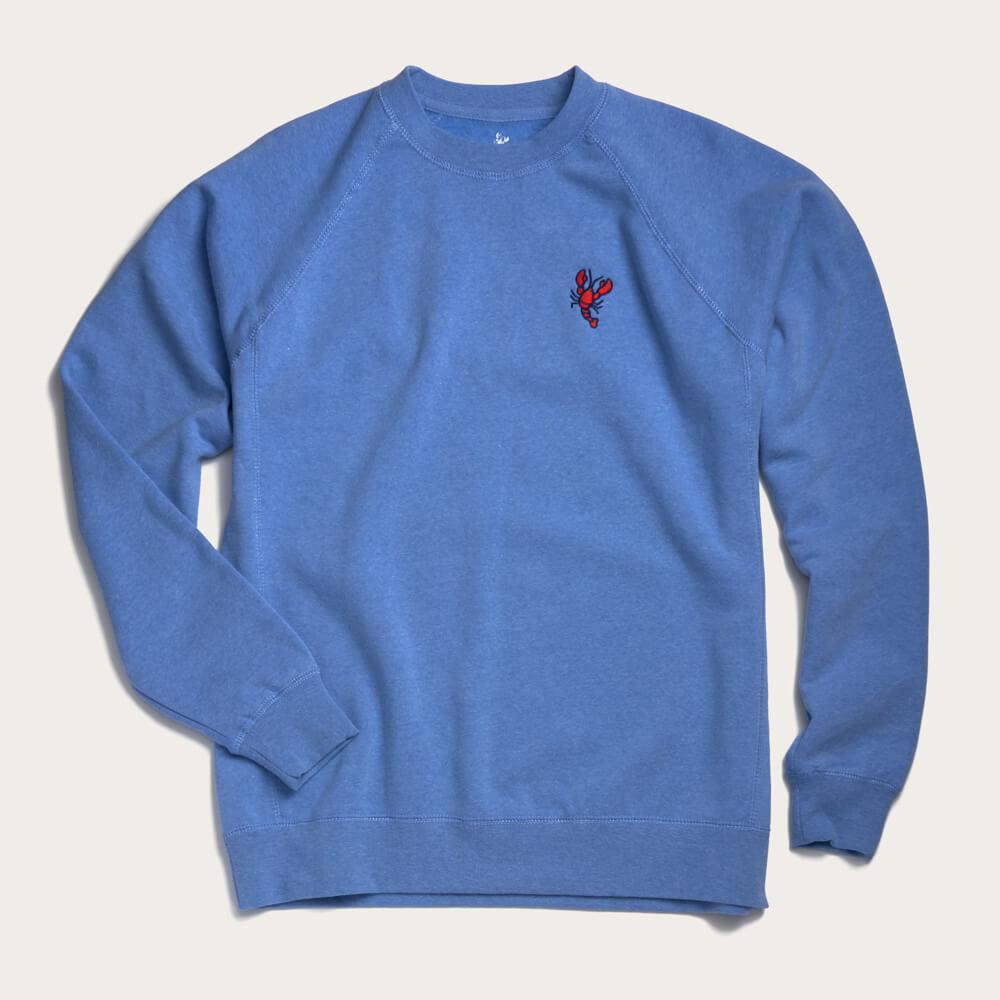 Crew Neck Sweatshirt - Pacific Blue