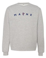 Maine Lobster Crewneck - Grey