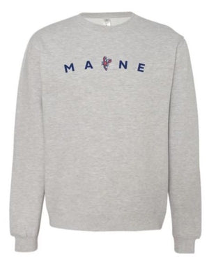 Maine Lobster Crewneck - Grey